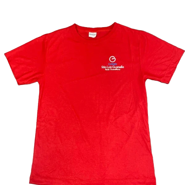 Camiseta Vermelha Manga Curta Guanella