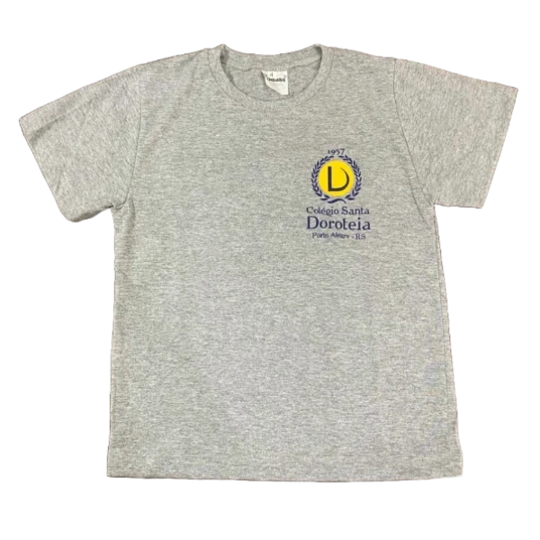 Camiseta Cinza Manga Curta Doroteia